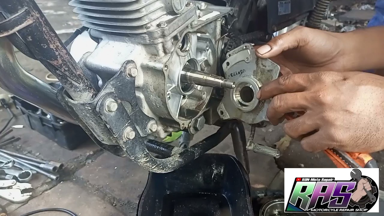 tmx 155 replace magneto oil seal and O-ring
