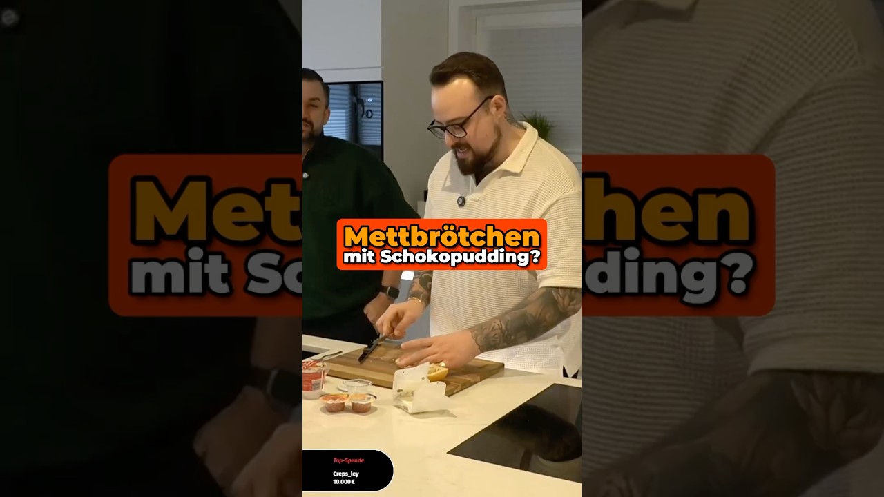 Mettbr&ouml;tchen mit Schokopudding??😵 #metashi12 #metashi #twitch #twitchclips #twitchstreamer #food