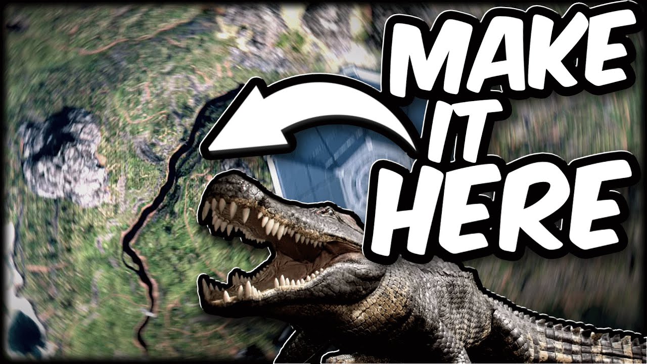 How To Make It To South Plains River As A Deinosuchus | The Isle Evrima