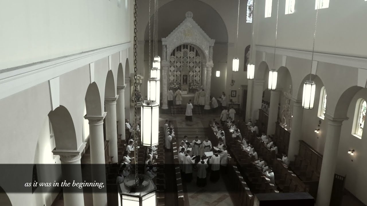Gloria Patri (for Tone 1 Communio) ~Palestrina (TTBB)