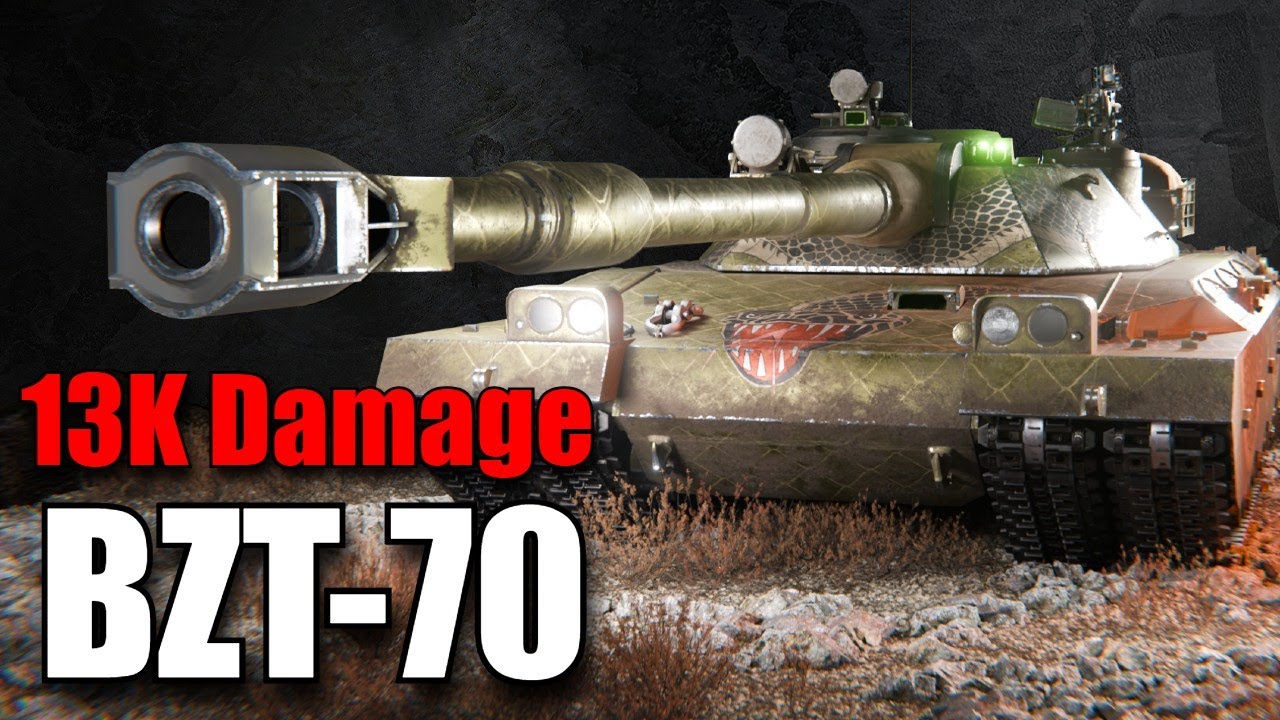 BZT-70  - 13K Damage: World of Tanks Console