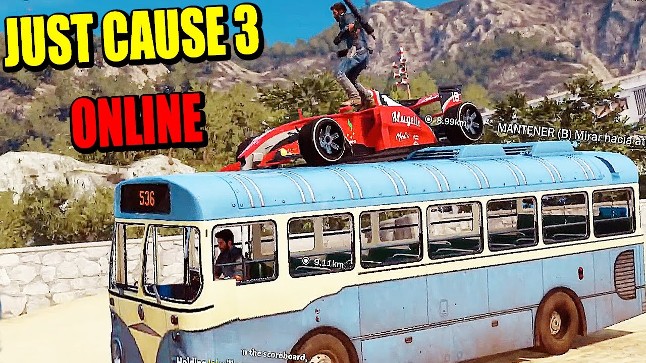JUST CAUSE 3 ONLINE - RISAS EN COMPAÑÍA