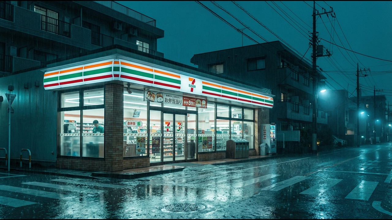 Tokyo After Midnight 🌆 Viral Rainy Lofi Ambience – 1 Hour of Cozy Chill Beats for Study & Calm