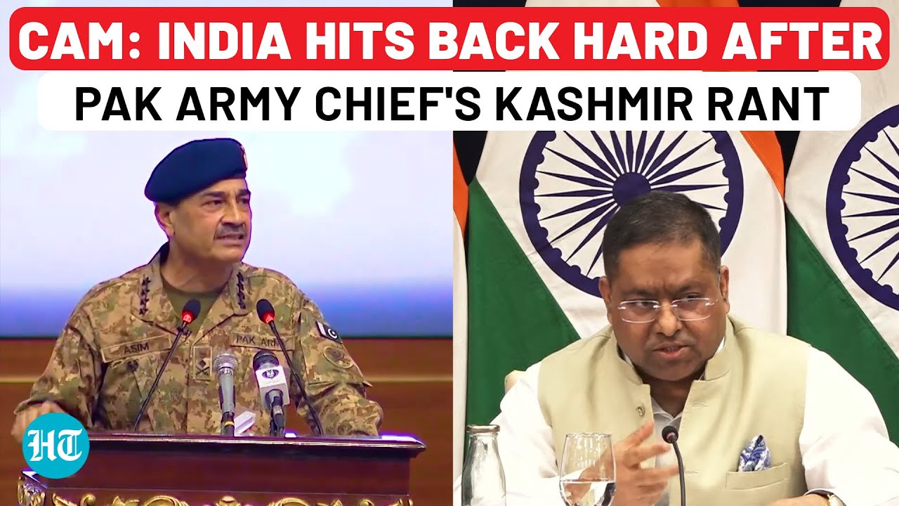 Full Speech: India Hits Back with Geography After Pakistan Army Chief's Kashmir, Anti-Hindu Rant