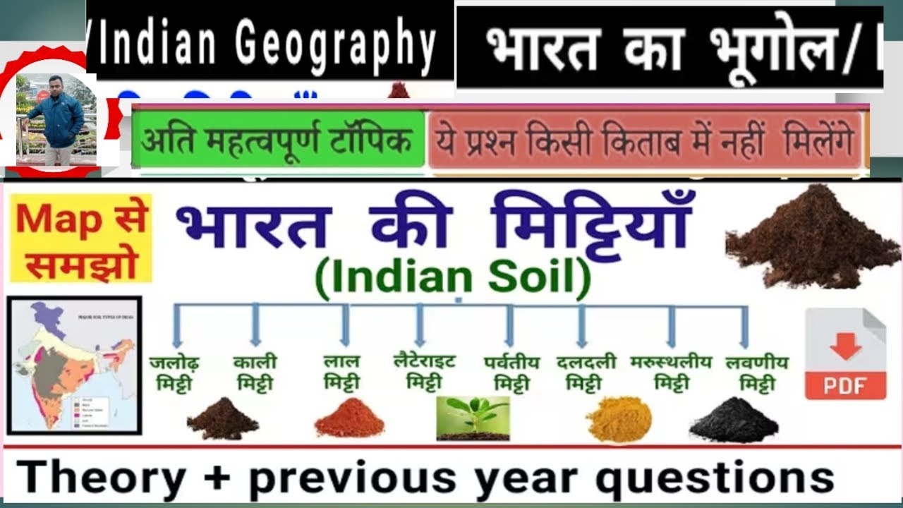 Indian Geography soil | भारत की मिट्टी | Indian soil