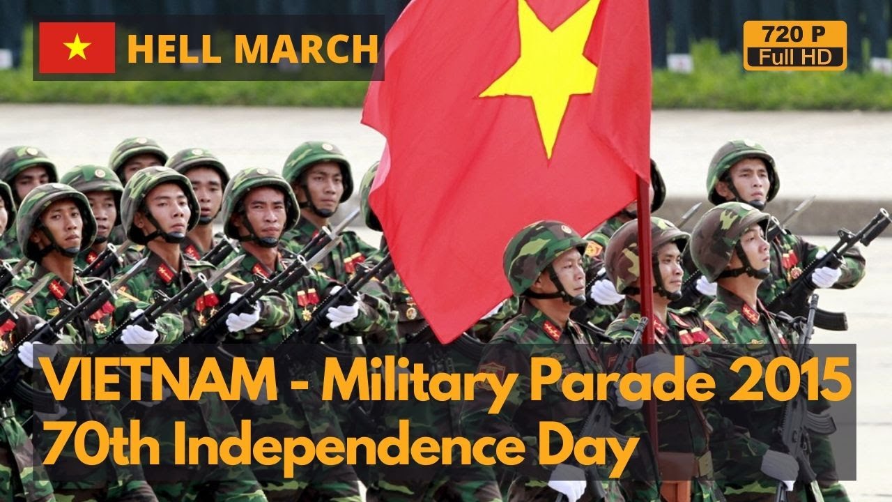 Hell March Адский март - военный парад во Вьетнаме в 2015 году по случаю 70-летия независимости.