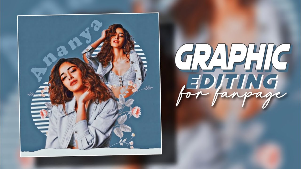 Graphic edit tutorial for fanpage 🍁 | Fan edit tutorial PicsArt