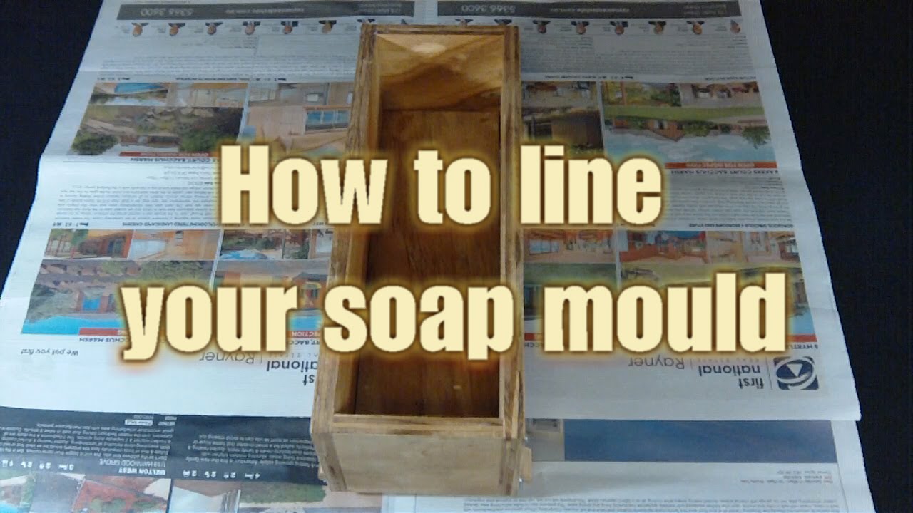 Soap Making 101 - How to Line Your Wooden Soap Mould