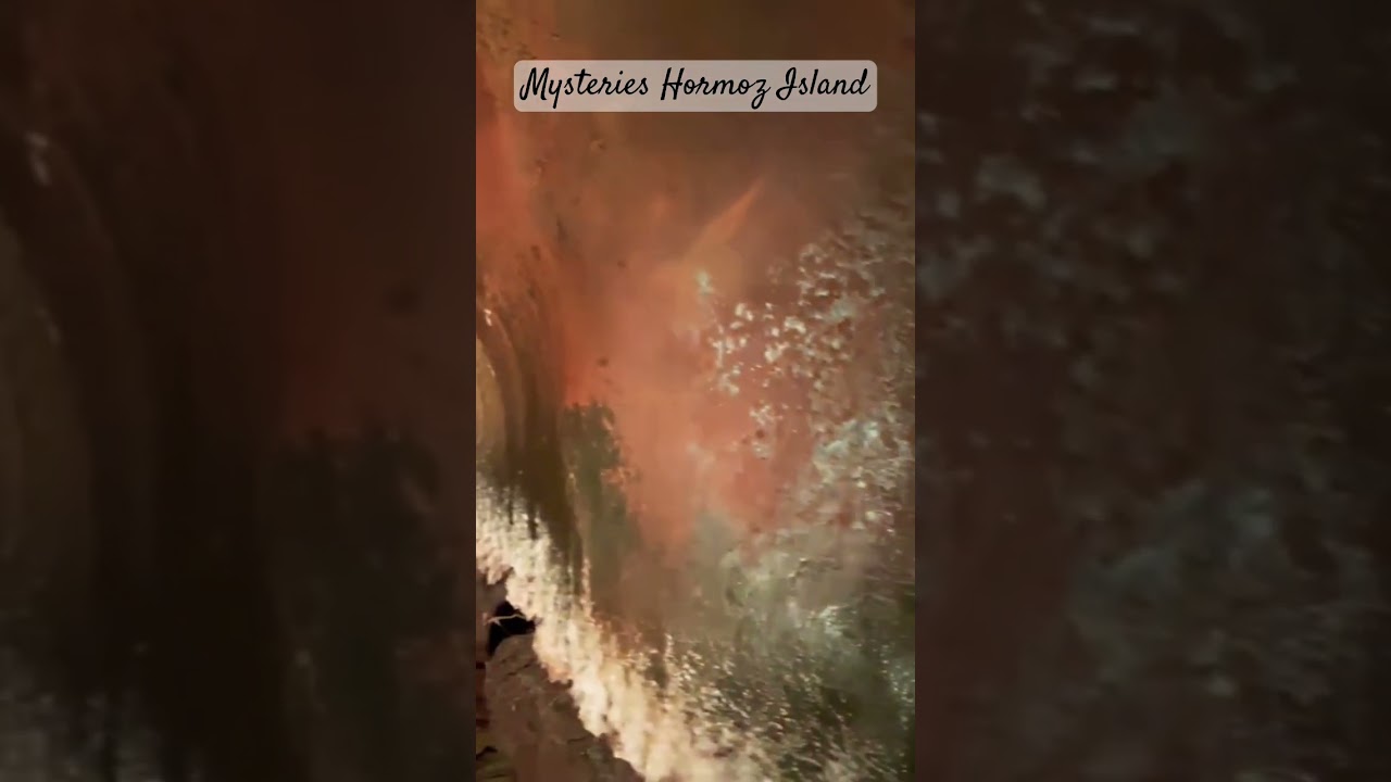Enter the Mysterious 🌈 Rainbow Cave | Hormoz Island | Persian Gulf- IRAN