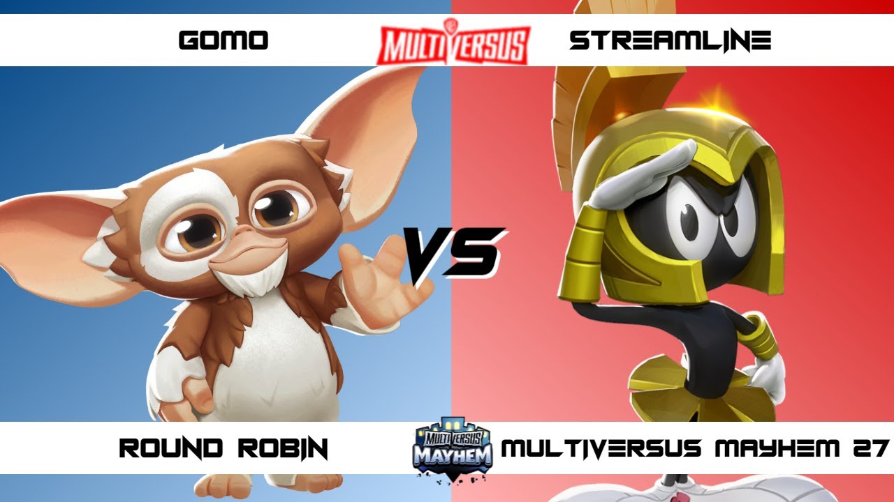 MultiVersus Mayhem 27 Gomo (Gizmo) vs Streamline (Marvin, Bugs) MultiVersus Tournament