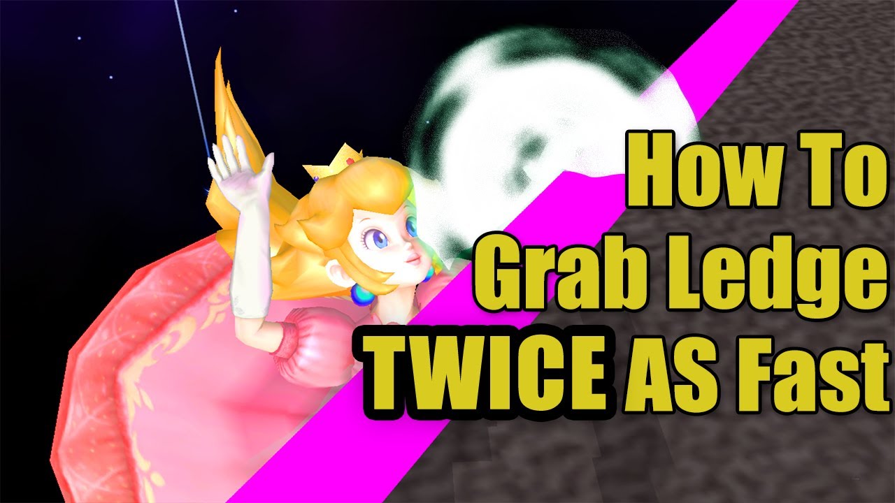 How To Grab The Ledge TWICE As Fast Super Smash Bros. Melee