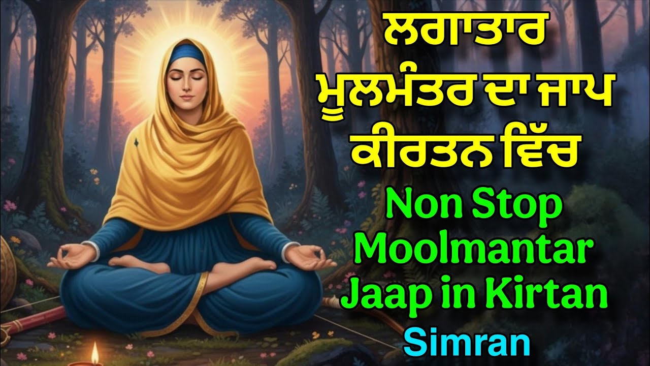 Mool Mantar Kirtan Roop Wich | Non Stop Moolmantar Jaap | Waheguru Simran 