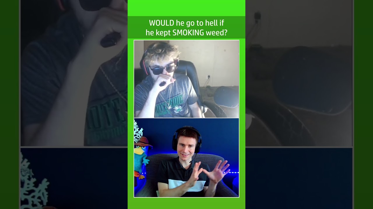WOULD he go to Hell if he Kept SMOKING Weed? #shorts