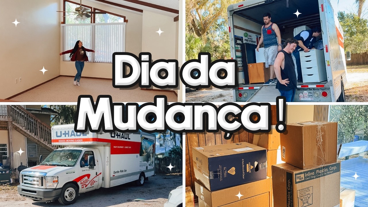 🇺🇸 CHEGOU O DIA DA NOSSA MUDANÇA !! 😍
