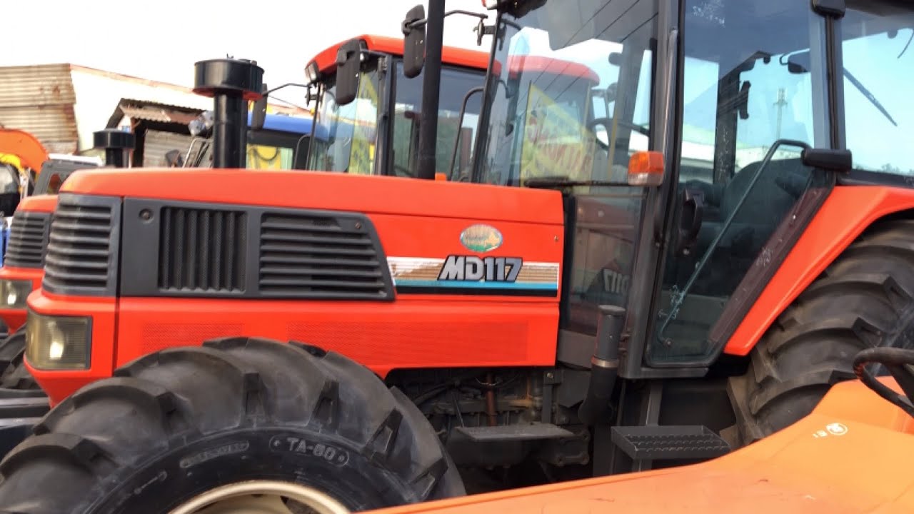 Máy cày KUBOTA MD 117 hàng bãi rất đẹp giao lưu ,xã Tân Quý Tây H Bình Chánh HCM