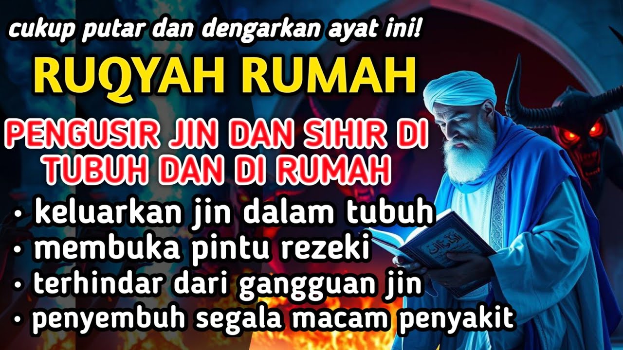 RUQYAH RUMAH PENGUSIR JIN, & SIHIR DI RUMAH & TUBUH, PENENANG HATI & PIKIRAN | ALAA AQEL