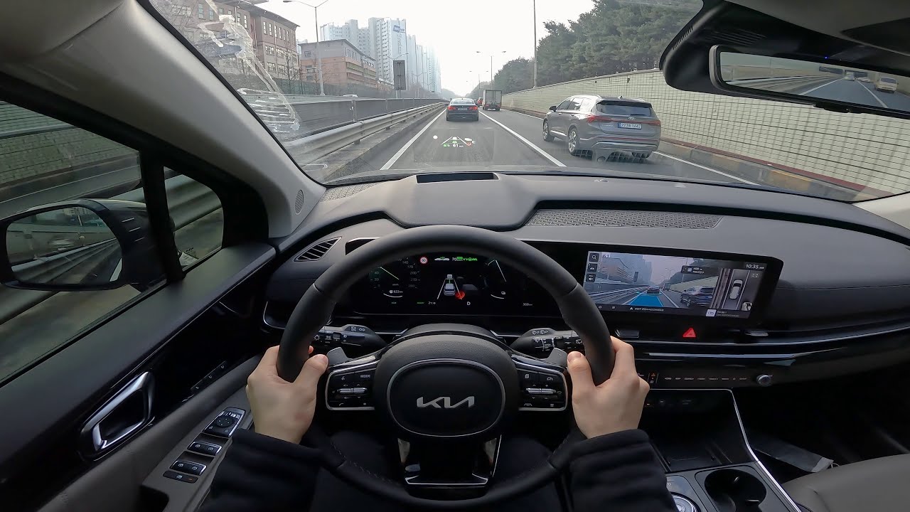2024 기아 더 뉴 카니발 하이브리드 7인승 시그니처 1인칭 주행 & 모든 기능 둘러보기 (2024 Kia Carnival/Sedona Hybrid POV Test Drive)