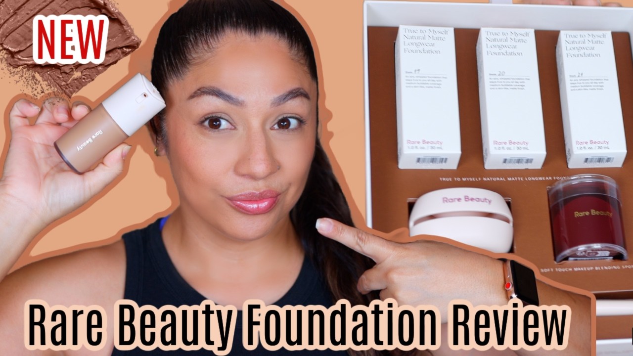 Rare BeautyTrue to Myself Natural Matte Longwear Foundation | Wear Test & Review