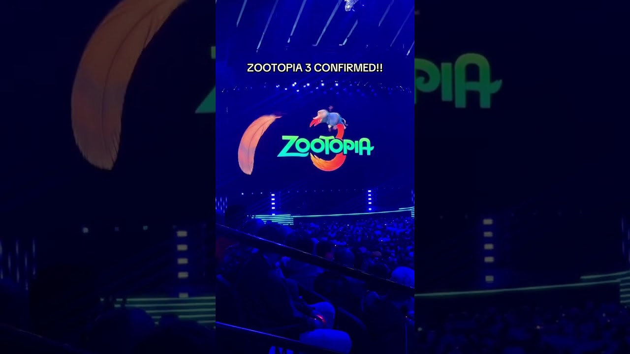 Zootopia 3 was just announced at the Disney Entertainment Showcase at D23, Disney D23
