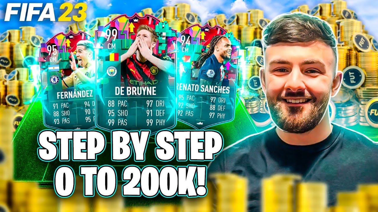 How to Make 200k Coins FAST?! (FIFA 23 BEST SNIPING FILTERS) *step by step 0-200k*