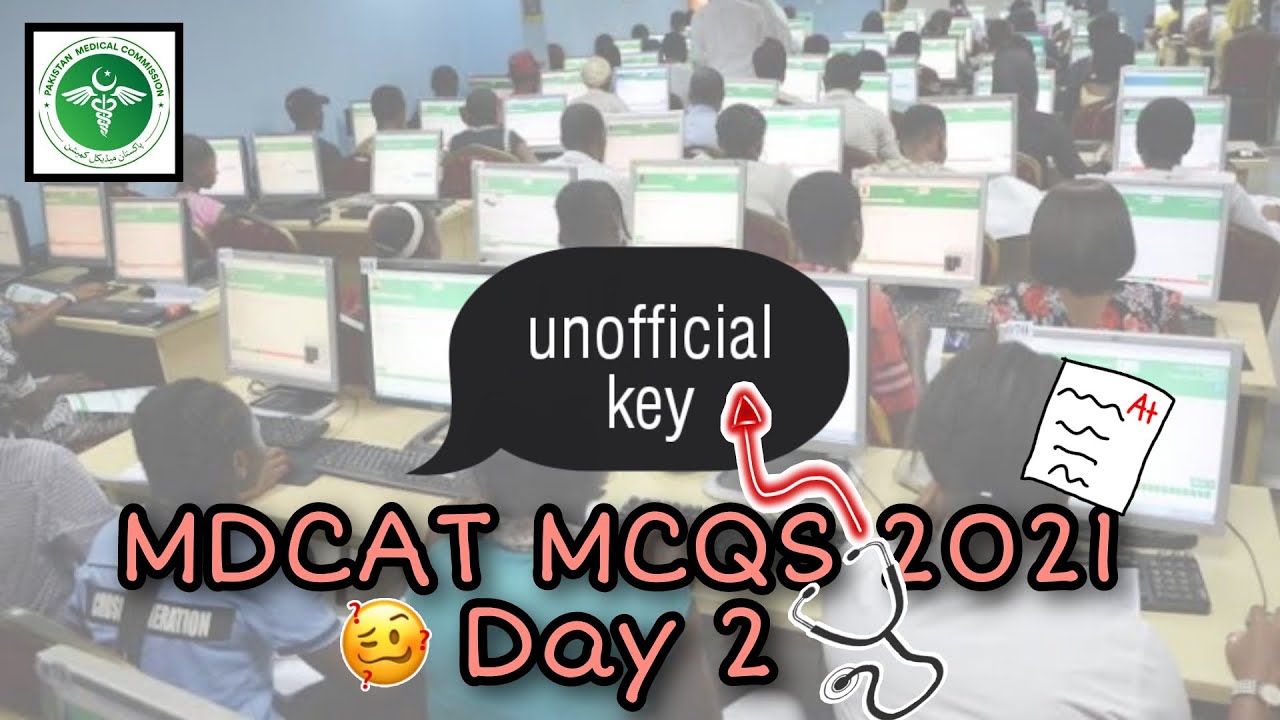MDCAt 2021 KEY Day 2|| Unofficial key of pmc 31st august test