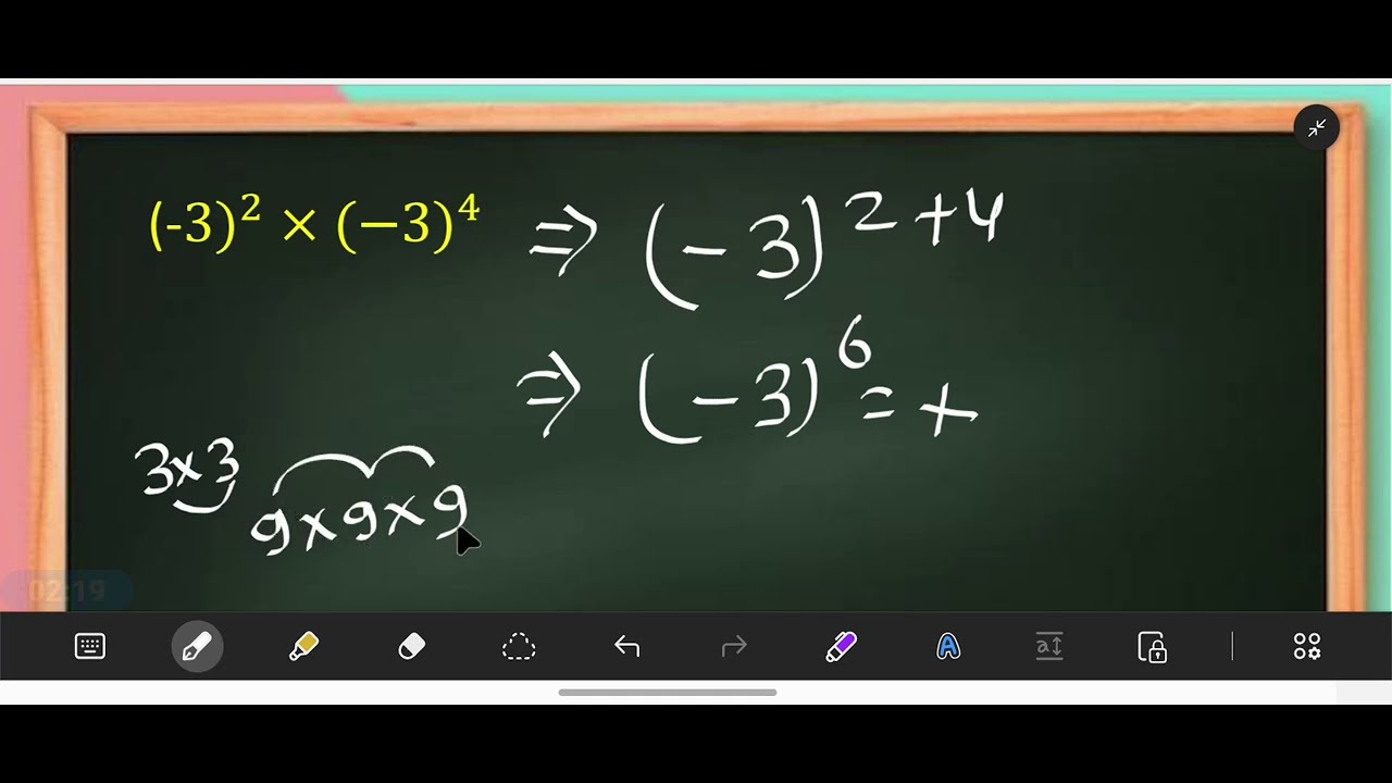 (-3)² × (-3)⁴ = ? 🤯 Solve This in 5 Seconds | Most Students Get It Wrong! | Basic maths