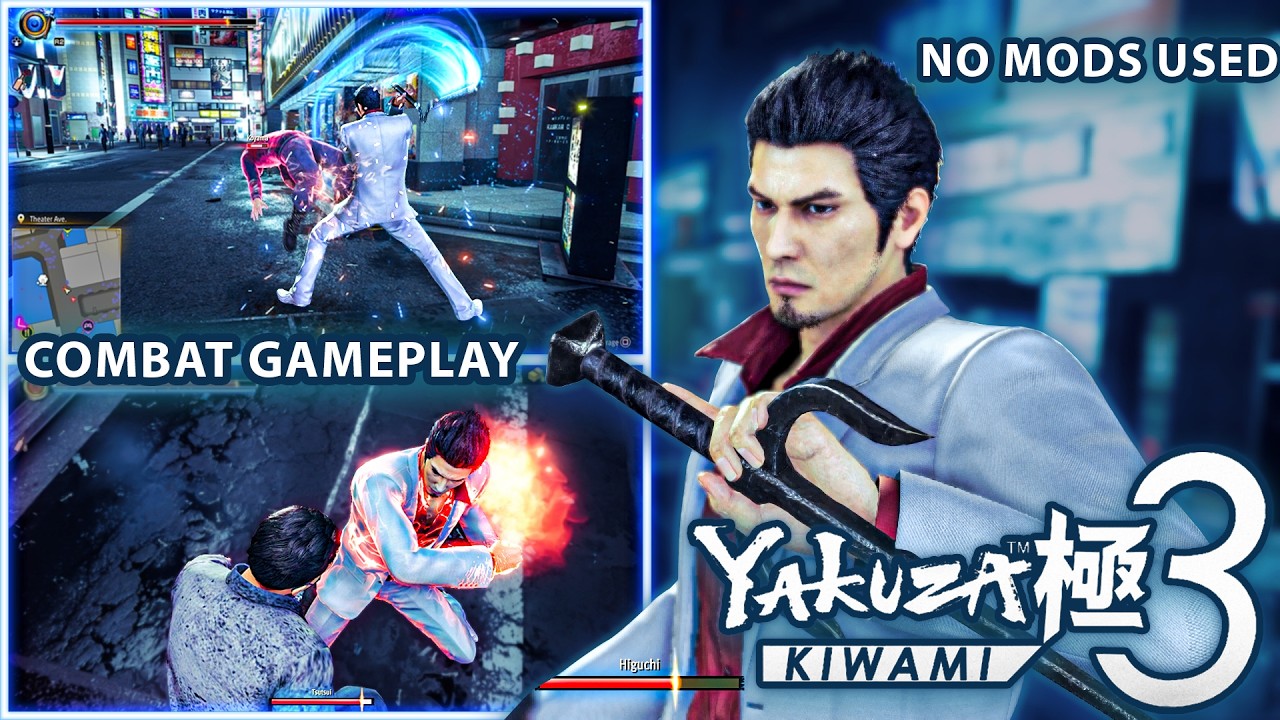 Yakuza Kiwami 3 & Dark Ties – Brutal Combat Gameplay | Kazuma Kiryu