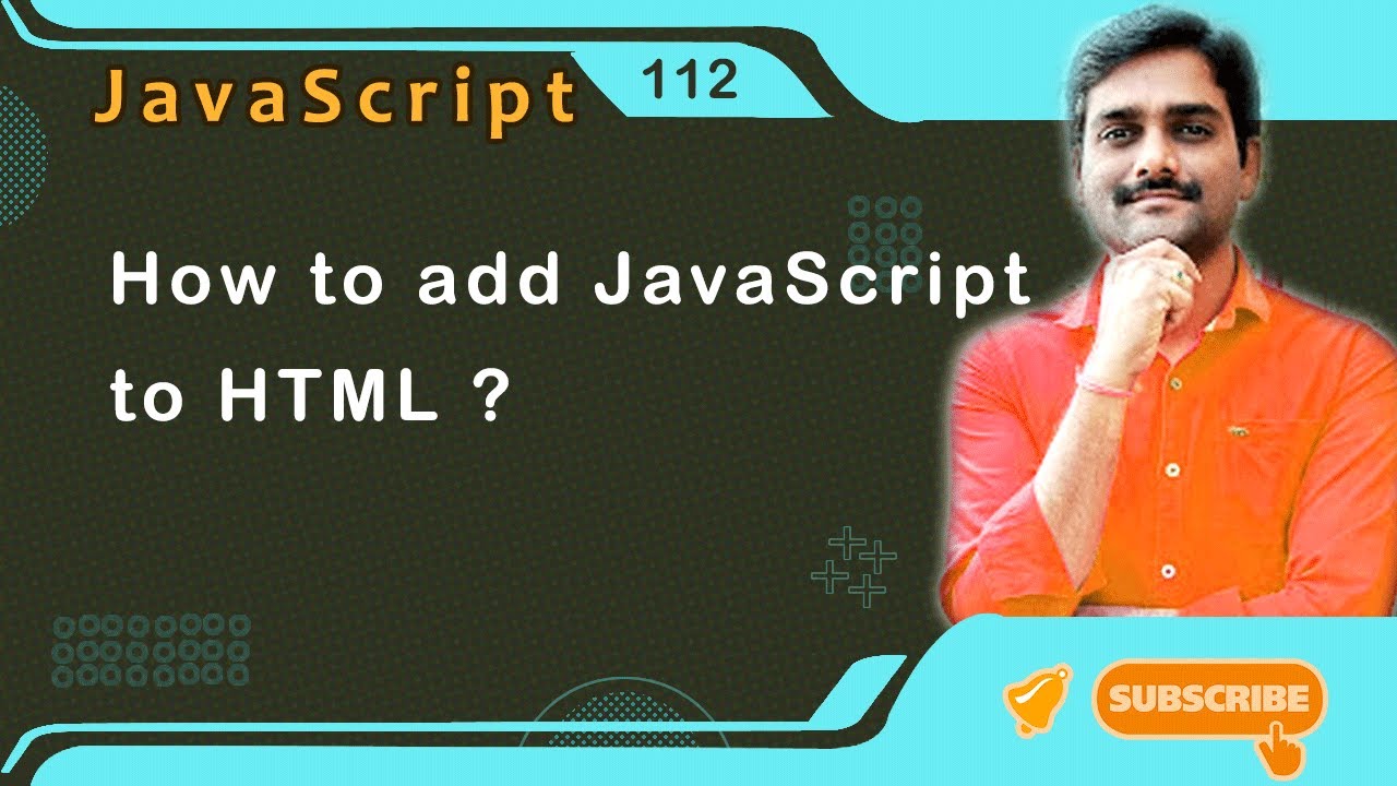 How to add JavaScript to HTML - JavaScript Tutorial 112 🚀