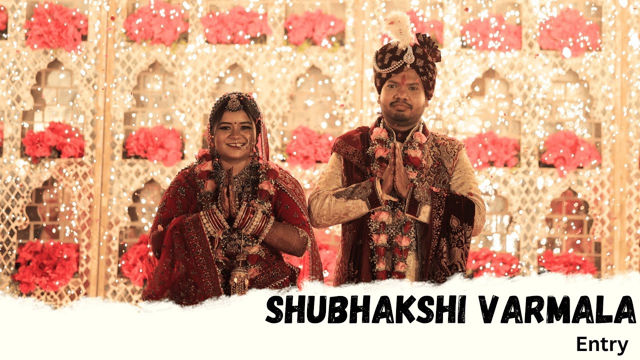 Shubharth Weds Sakshi | Full Wedding Entry Royal Raja Rani Theme Concept | Padmavathi Wedding Entry 