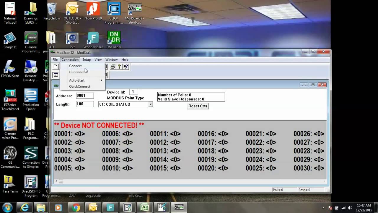 How to test Modbus on your Simplex Equipment
