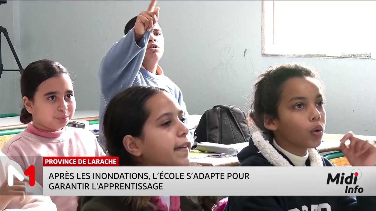 Province de Larache : Après les inondations, l’école s’adapte pour garantir l’apprentissage