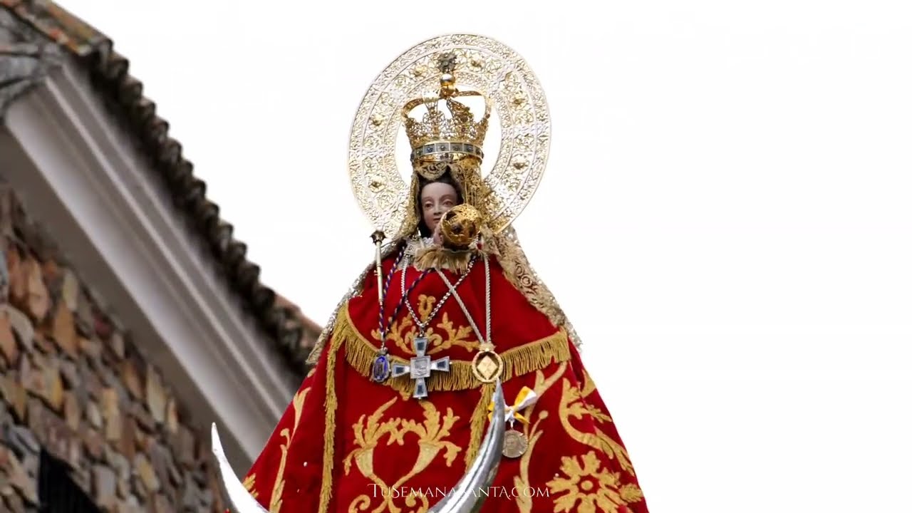 Subida de la Virgen de la Montaña. 3/3 Recogida en el Santuario