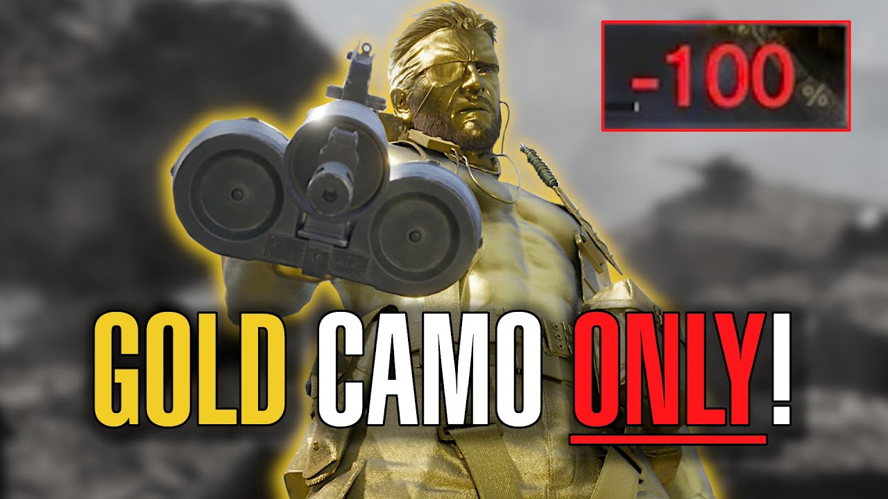 The IMPOSSIBLE Gold Camo Only Foxhound Run | Metal Gear Solid Delta