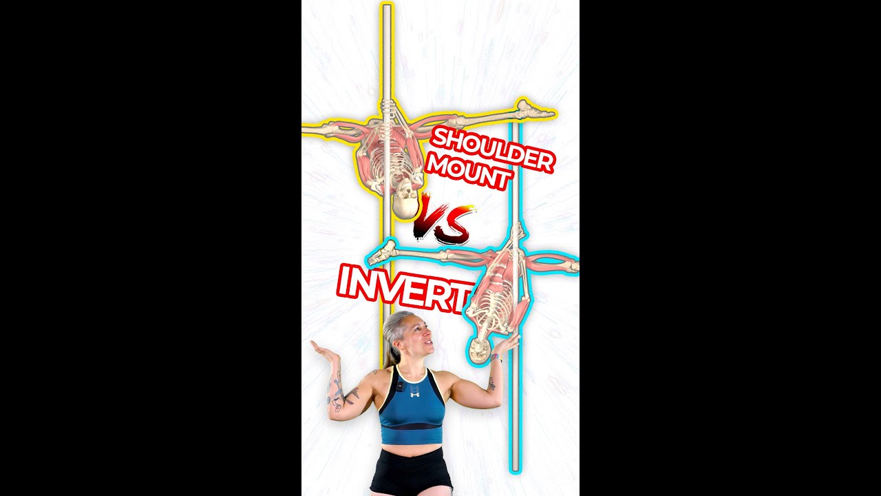 Progressing from invert to shoulder mount in pole