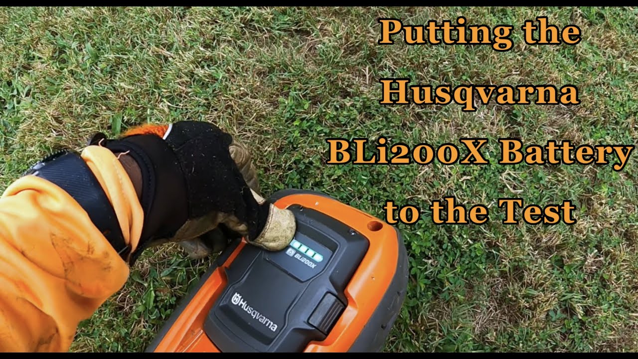 Putting the Husqvarna BLi200X Battery to the Test