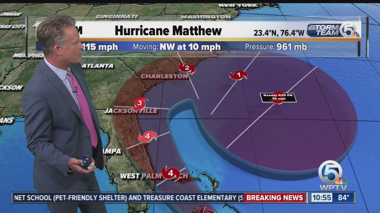 Hurricane Matthew 11 p.m. advisory