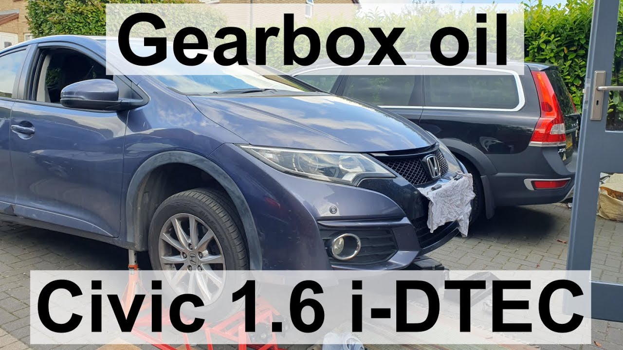 Honda Civic 1.6 i-DTEC  - Gearbox Oil Change - FK 9th Gen