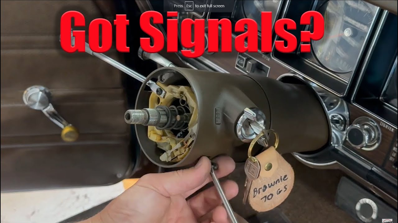 1970 Buick GS Turn Signal Switch Replacement, etc...