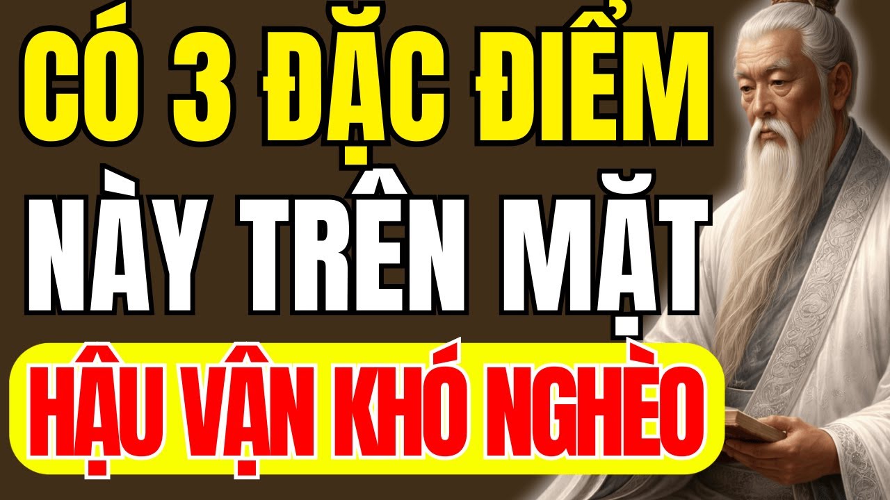 Cổ Nhân Dạy –  Có 3 Đặc Điểm Này Trên Mặt, Hậu Vận Khó Nghèo | Triết Lý Cuộc Sống