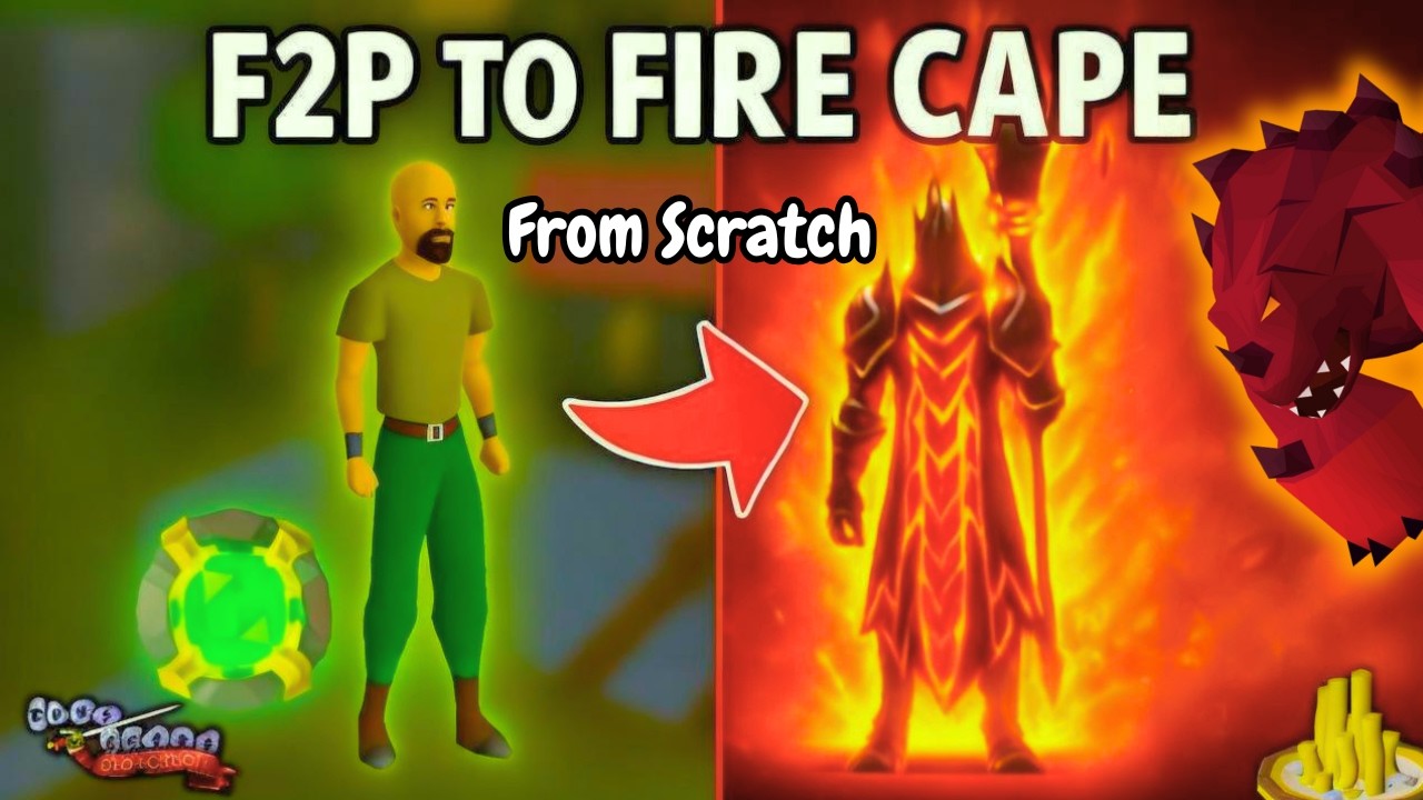 OSRS F2P to Fire Cape - 2025 Edition