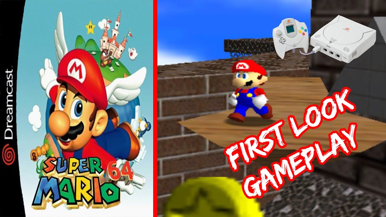 Super Mario 64 – SEGA Dreamcast Gameplay