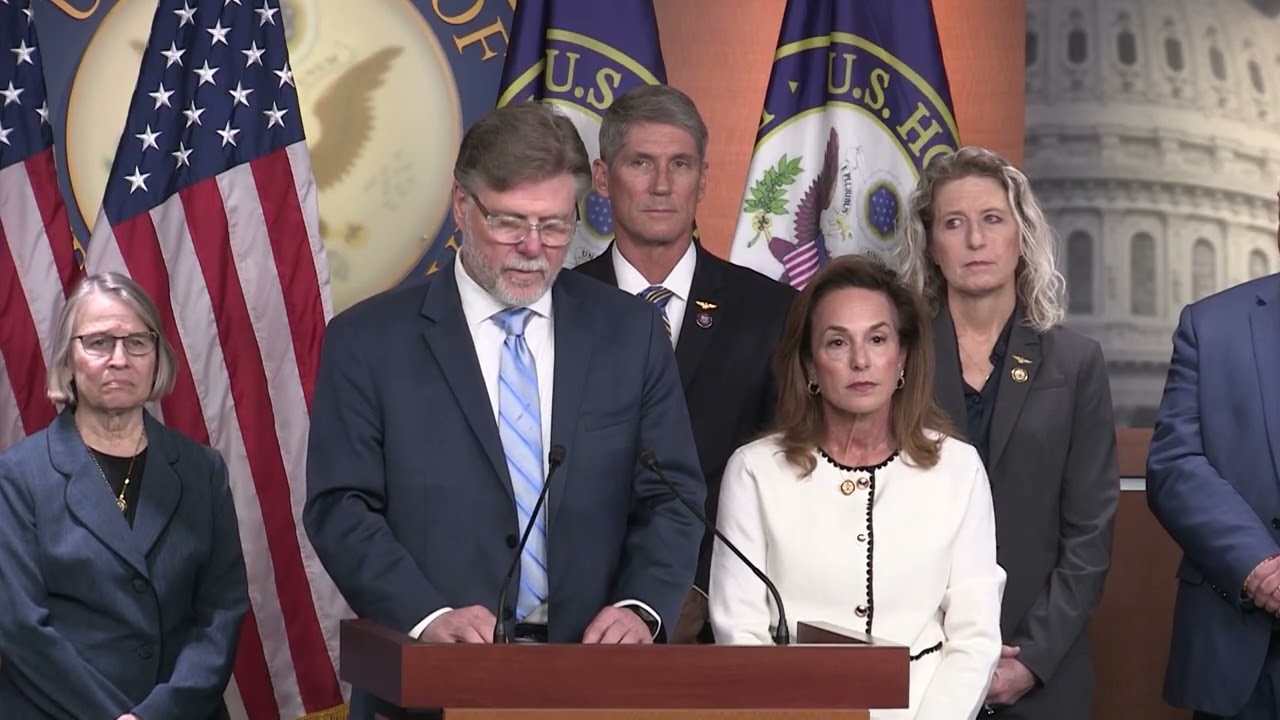 Representative Crawford (R-AR) delivers remarks at a House Republicans Press Briefing