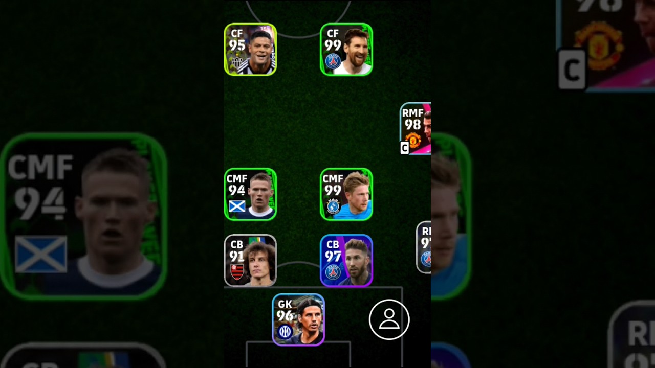 Free kick Squad🎯 | 4-4-2 Formation | efootball 2024 mobile #freekickgoal