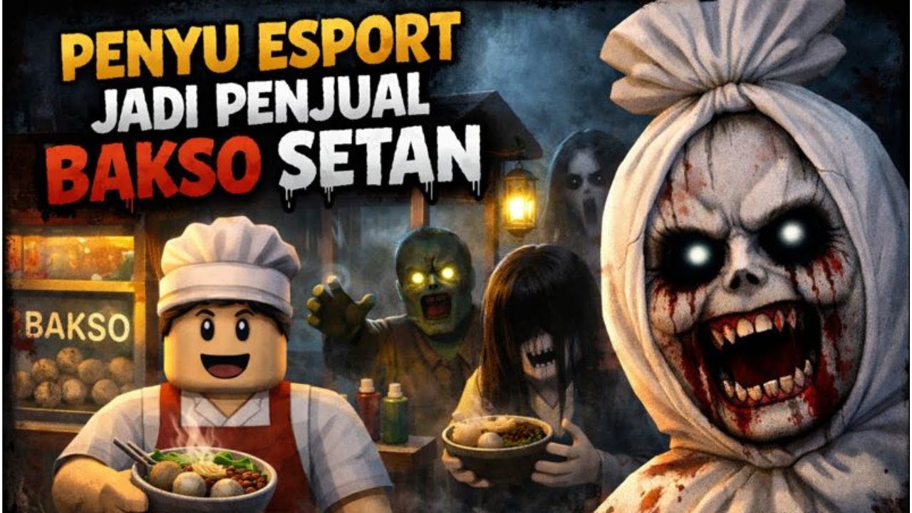 🔴Penyu Esport Jadi Penjual Bakso Setan di Roblox