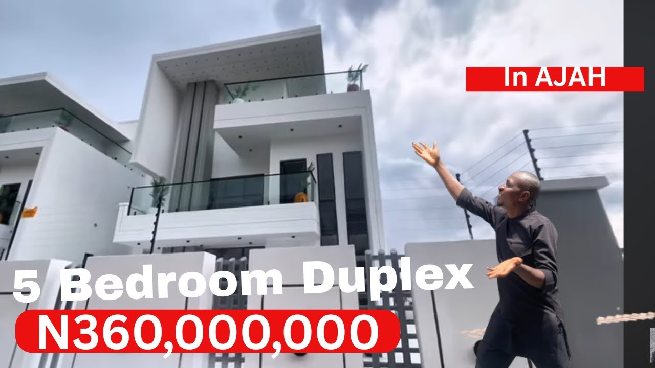 HOUSE FOR SALE IN LEKKI LAGOS NIGERIA | Luxury 5 Bedroom Duplex in Ajah Lekki