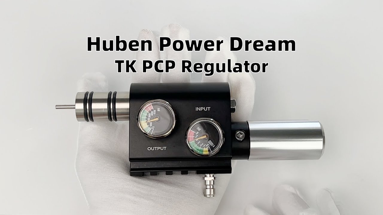 Huben Power Dream-TK PCP Regulator 4500psi Adapter HP Airgun Regulator Externally regulated pressure