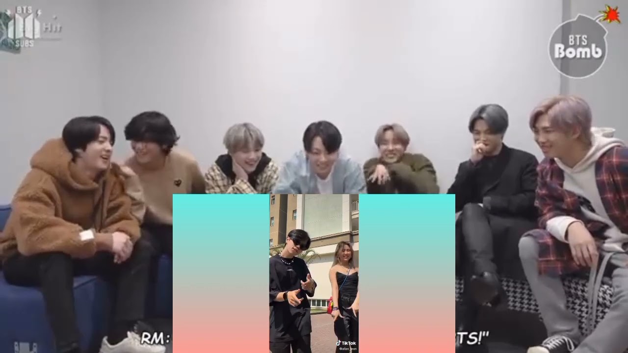 BTS reagindo a Tik Tok