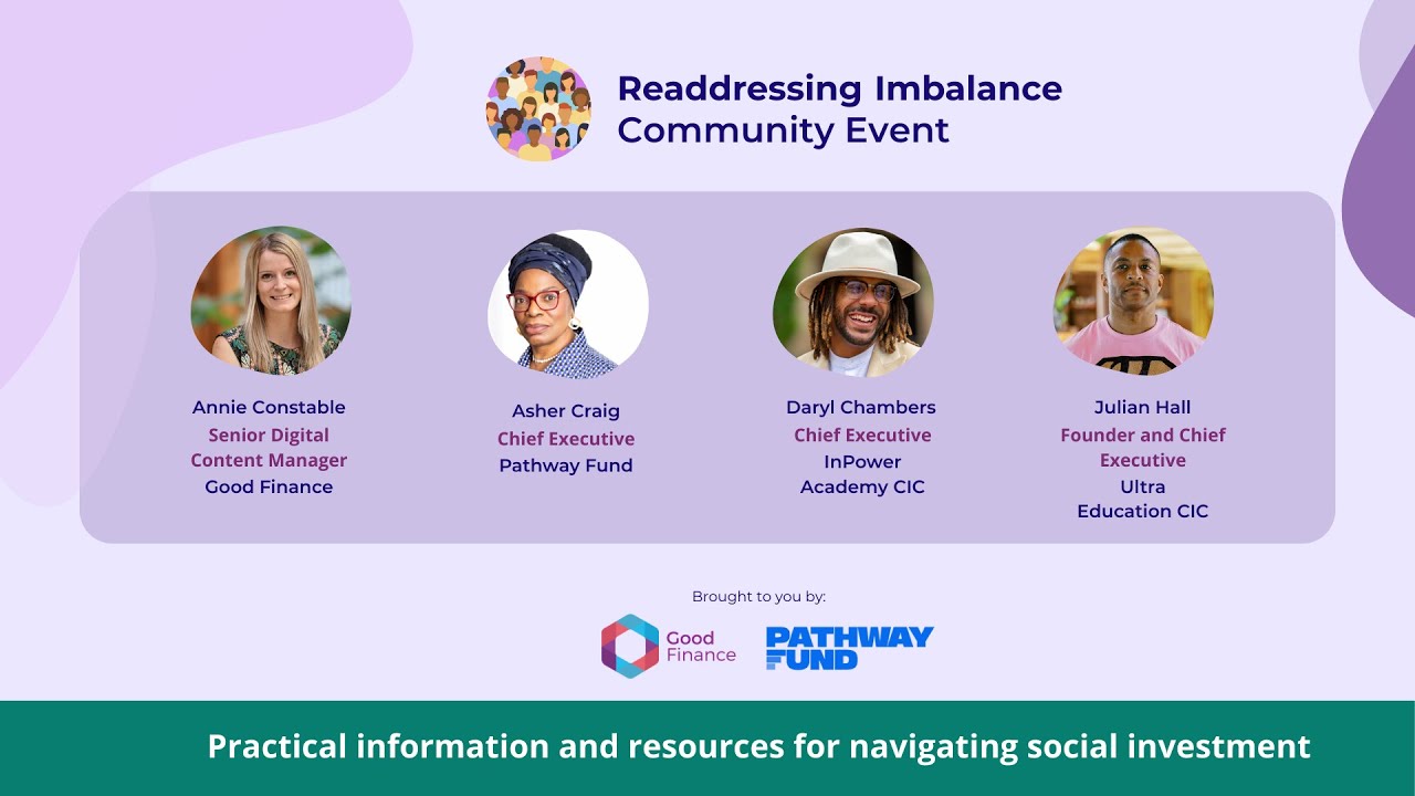 Redressing Imbalance: Community Event