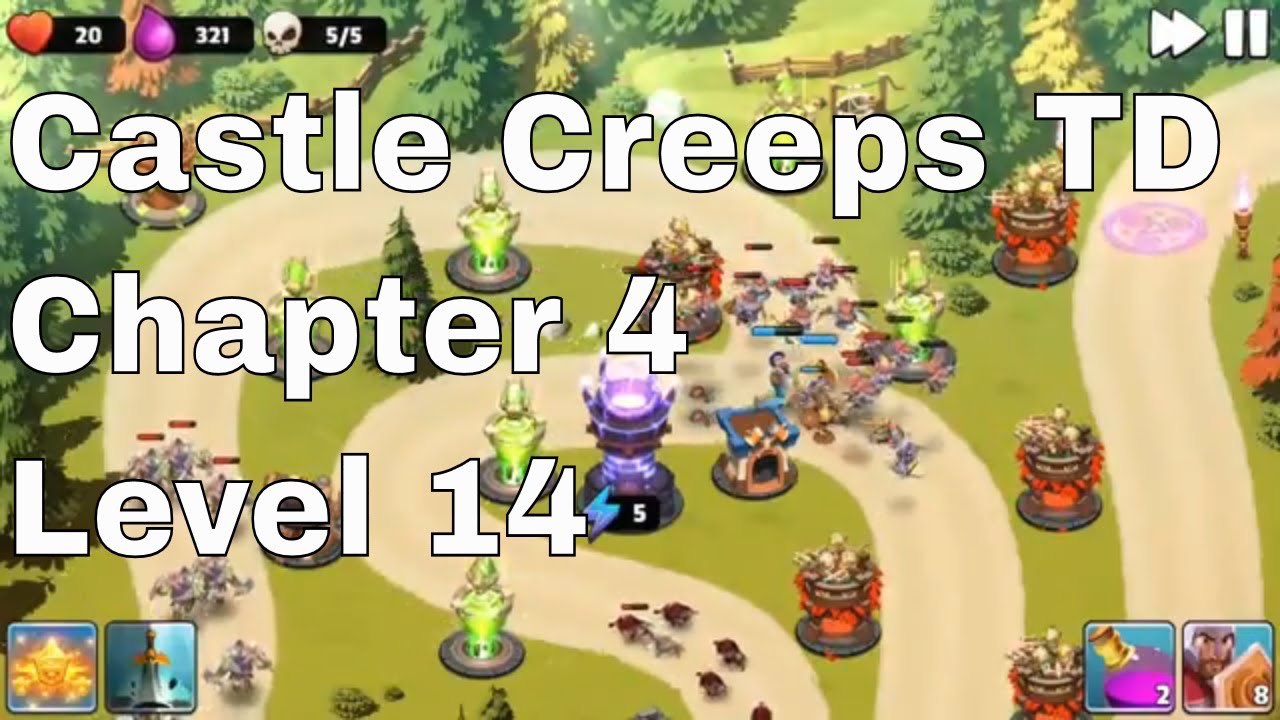 Castle Creeps Level 14