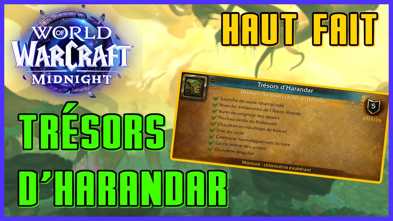 Trésors d'Harandar - Haut fait Midnight - Monture - Don du cycle -